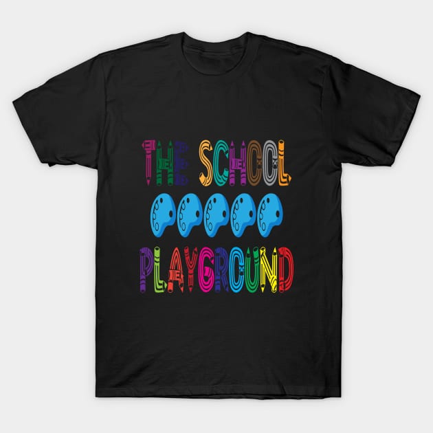 The school Playground T-Shirt by HassibDesign